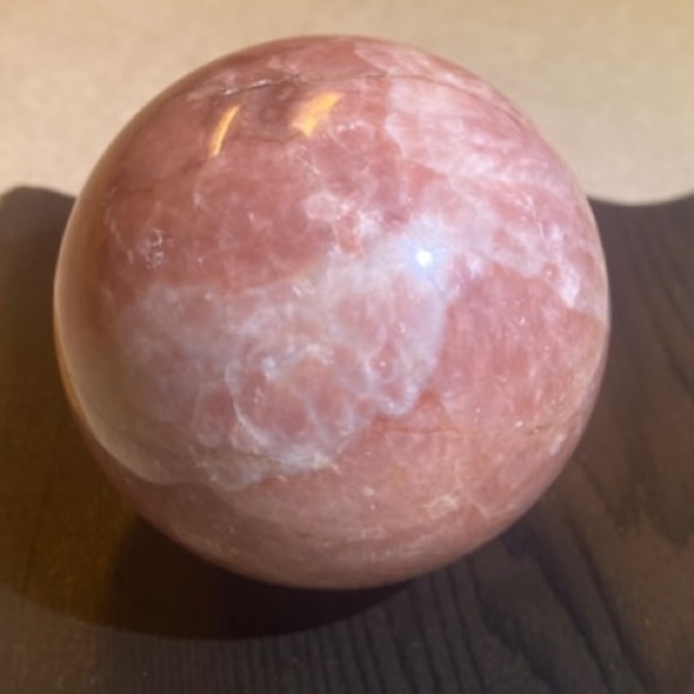 Rhodochrosite / Pork Stone Crystal Sphere #3